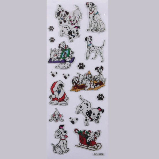 101 Dalmatiner 2 Face Sticker Aufkleber - FC0108 - Mytortenland